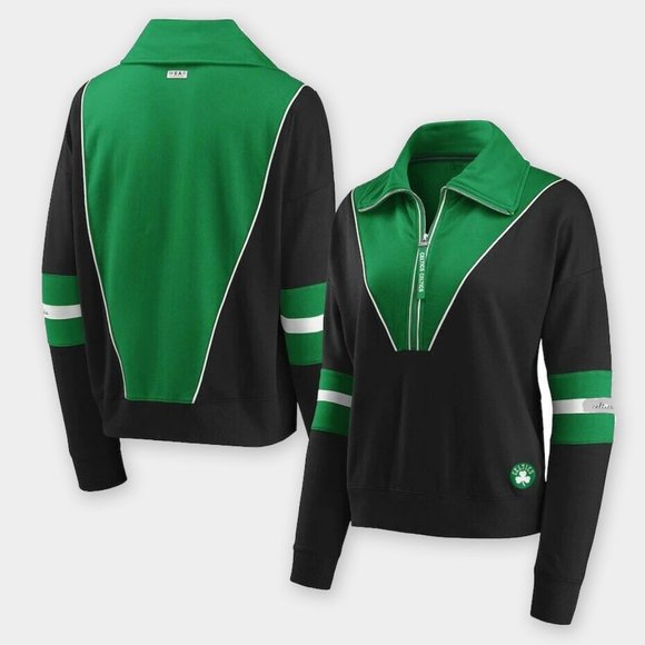 NEW Boston Celtics Half-Zip Sweatshirt - Picture 7 of 10